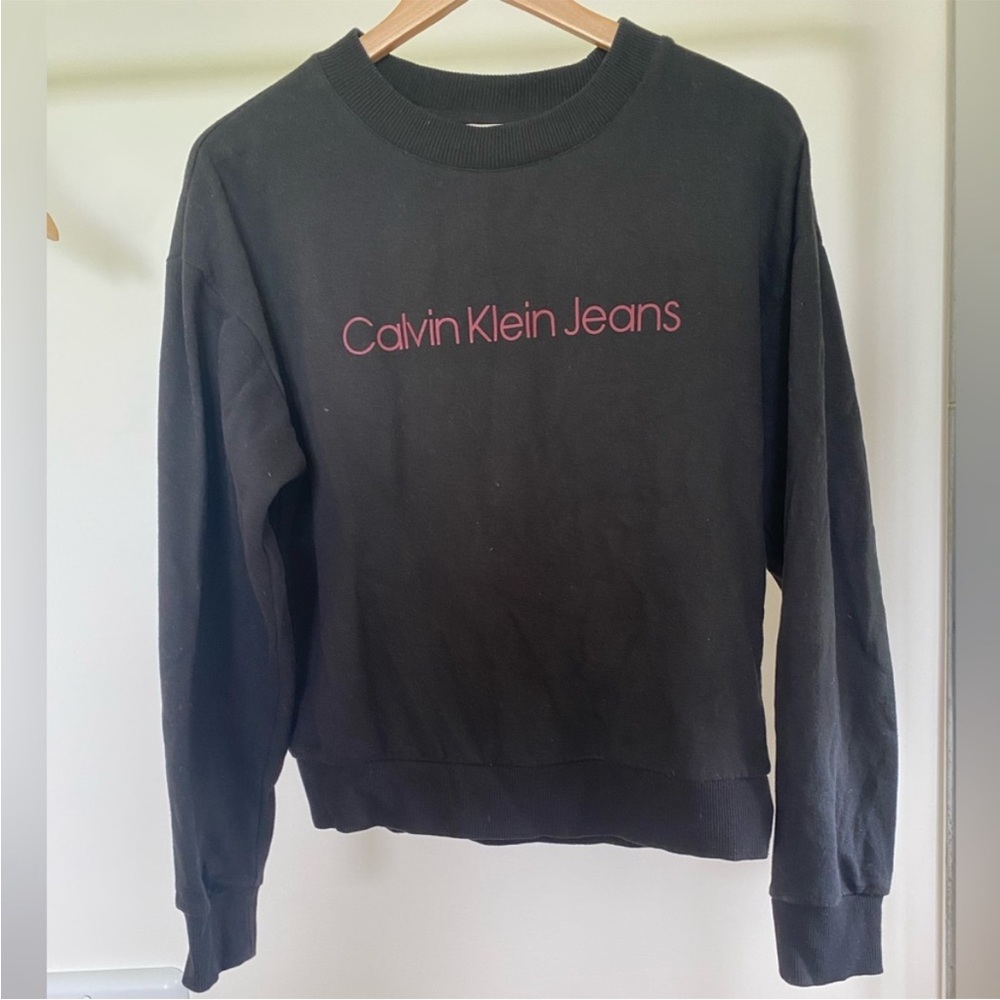 Calvin Klein Jeans Cropped Crewneck Sweatshirt